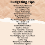 Budgeting tips