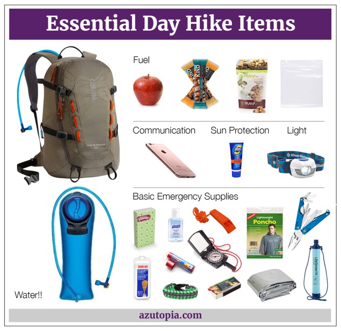 Hiking essentials